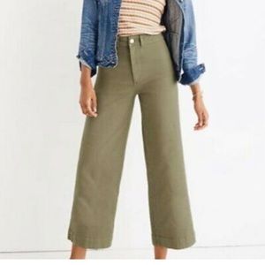 Madewell Emmett Wide Leg Crop size 27